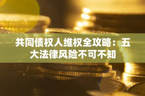 济南共同债权人维权全攻略：五大法律风险不可不知