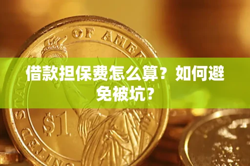 济南借款担保费怎么算？如何避免被坑？