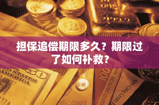 济南担保追偿期限多久？期限过了如何补救？